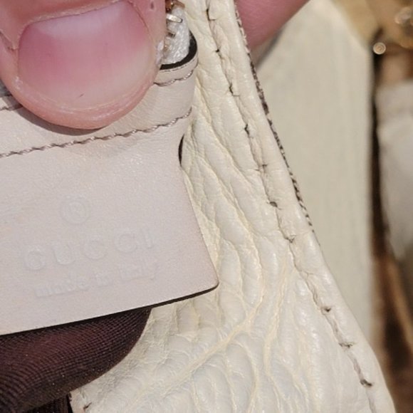 GUCCi Charlotte MUST GO@! Large Canvas Leather Hobo Handbag - Picture 8 of 16